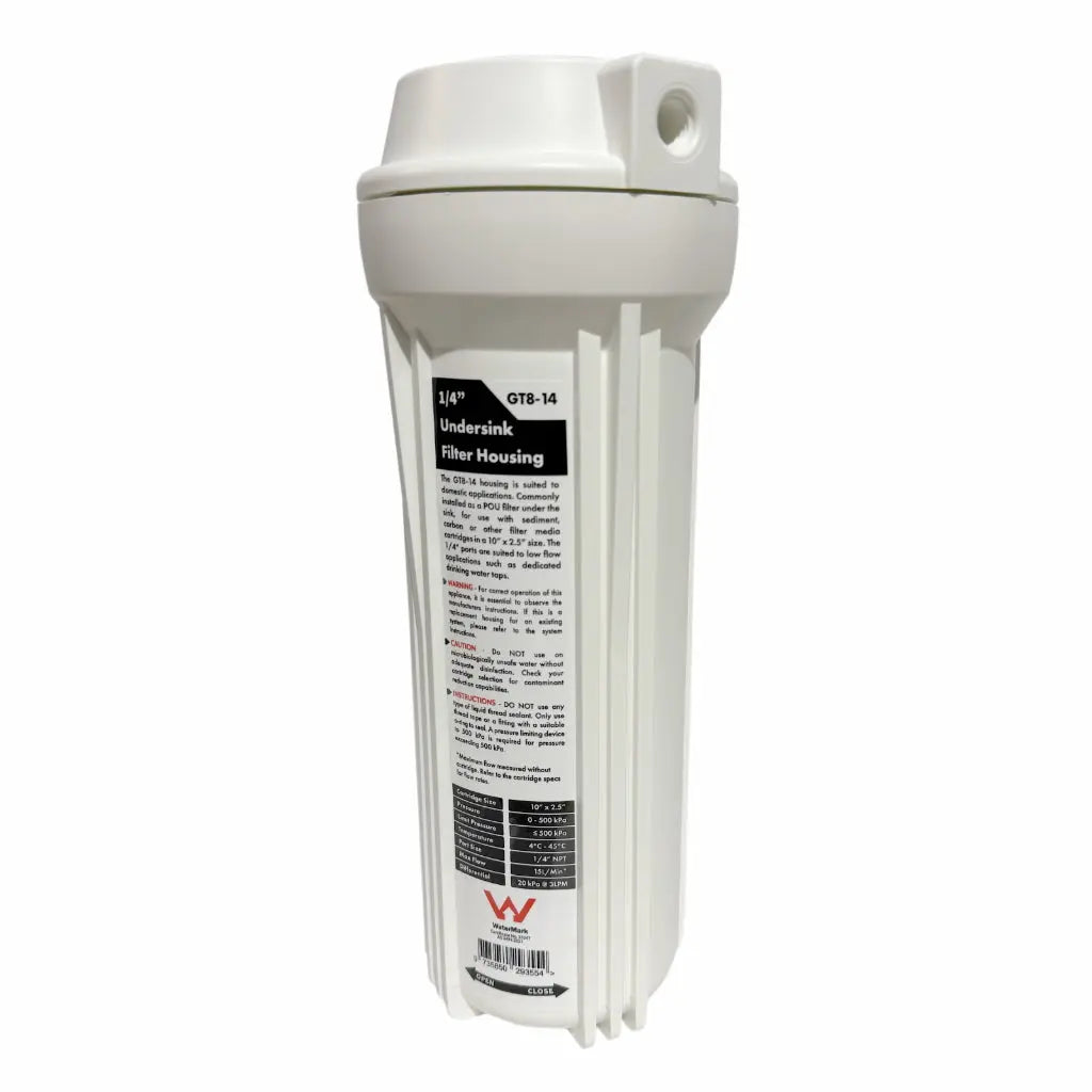 10"x2.5" Under Sink Water Filter Watermark Housing | Housings NO Filters Sentry Water Filters