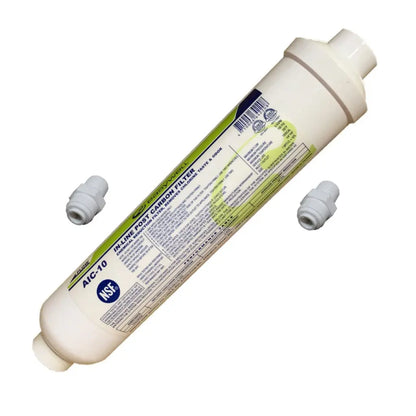 Easywell AIC-10 In Line Carbon Fridge Water Filters | Inline GAC Filter + 2x QF Sentry Water Filters