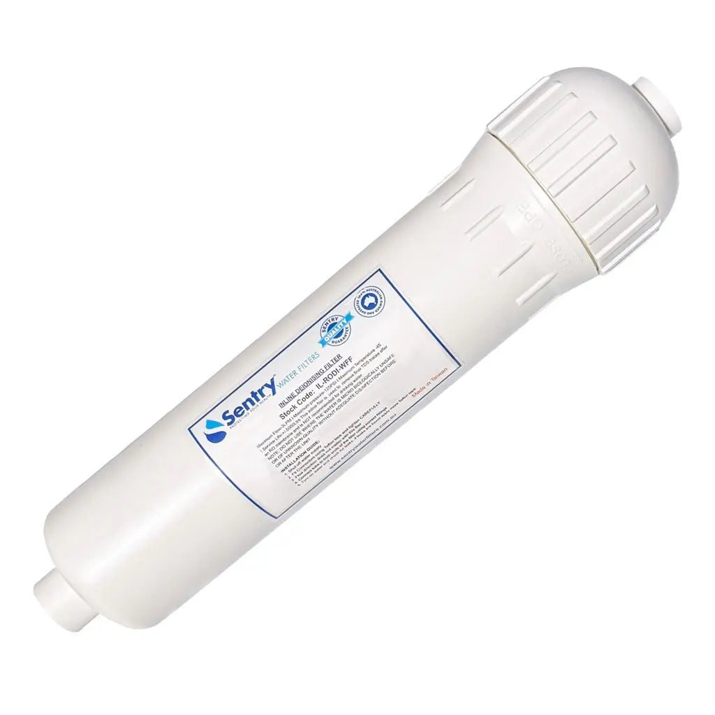 Sentry Water Filters jumbo inline deionising filter DI resin filter solid white high volume