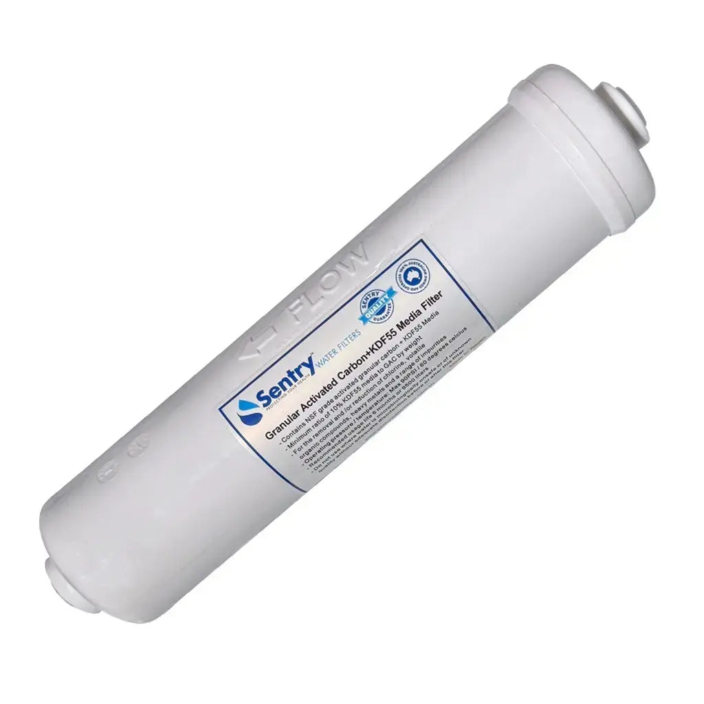 sentry water filters in-line GAC + KDF55 media filter high volume 