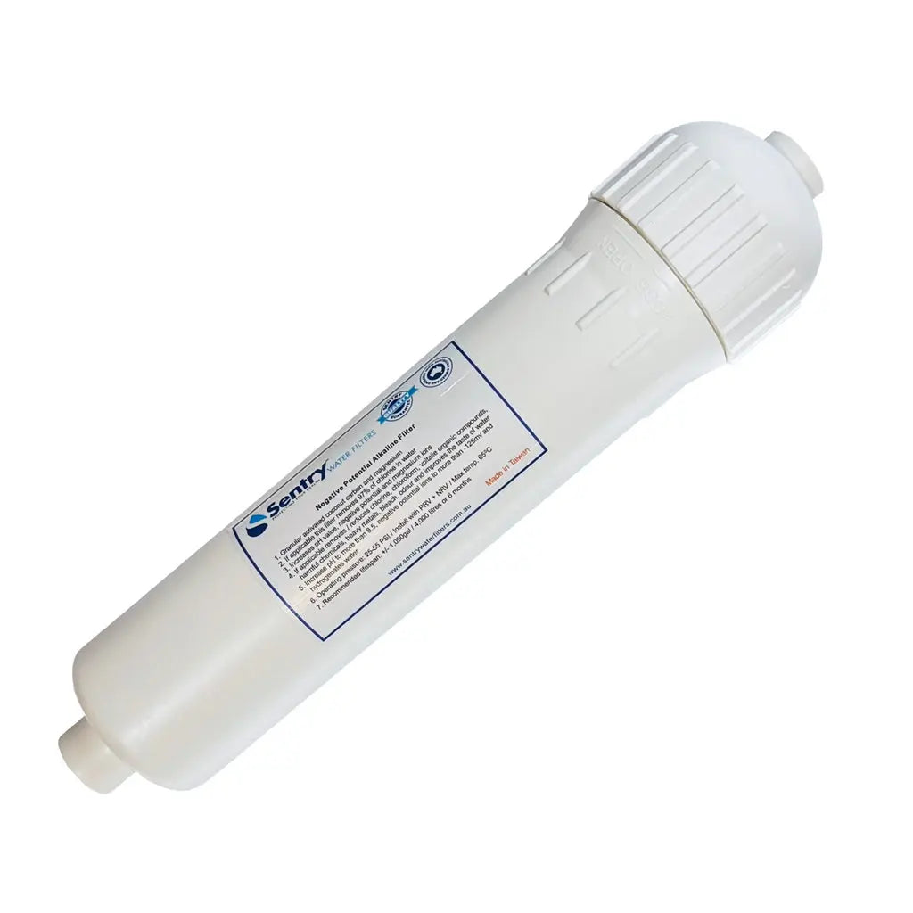 sentry water filters in-line negative potential alkaline filter high volume 