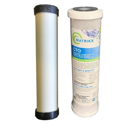 10"x2"/2.5" Sediment Carbon Block Fluoride Metals Ceramic Water Filters Sentry Water Filters