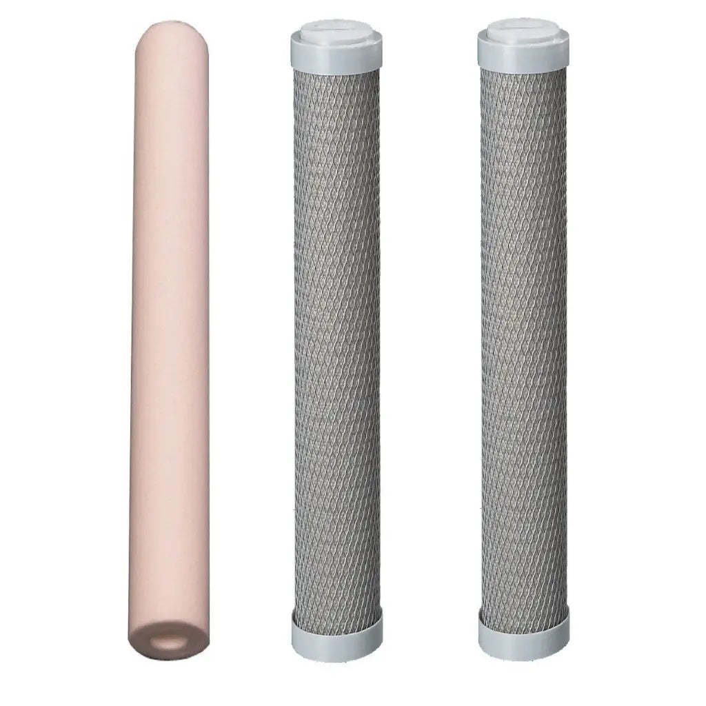 20"x2.5"BB Blue Slim Water Filter Cartridges | Particle + Coconut Carbon Filters