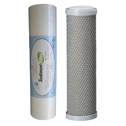 Heavy Duty Caravan Water Filter Boat Camping | Sediment + Carbon Filters CVH-2