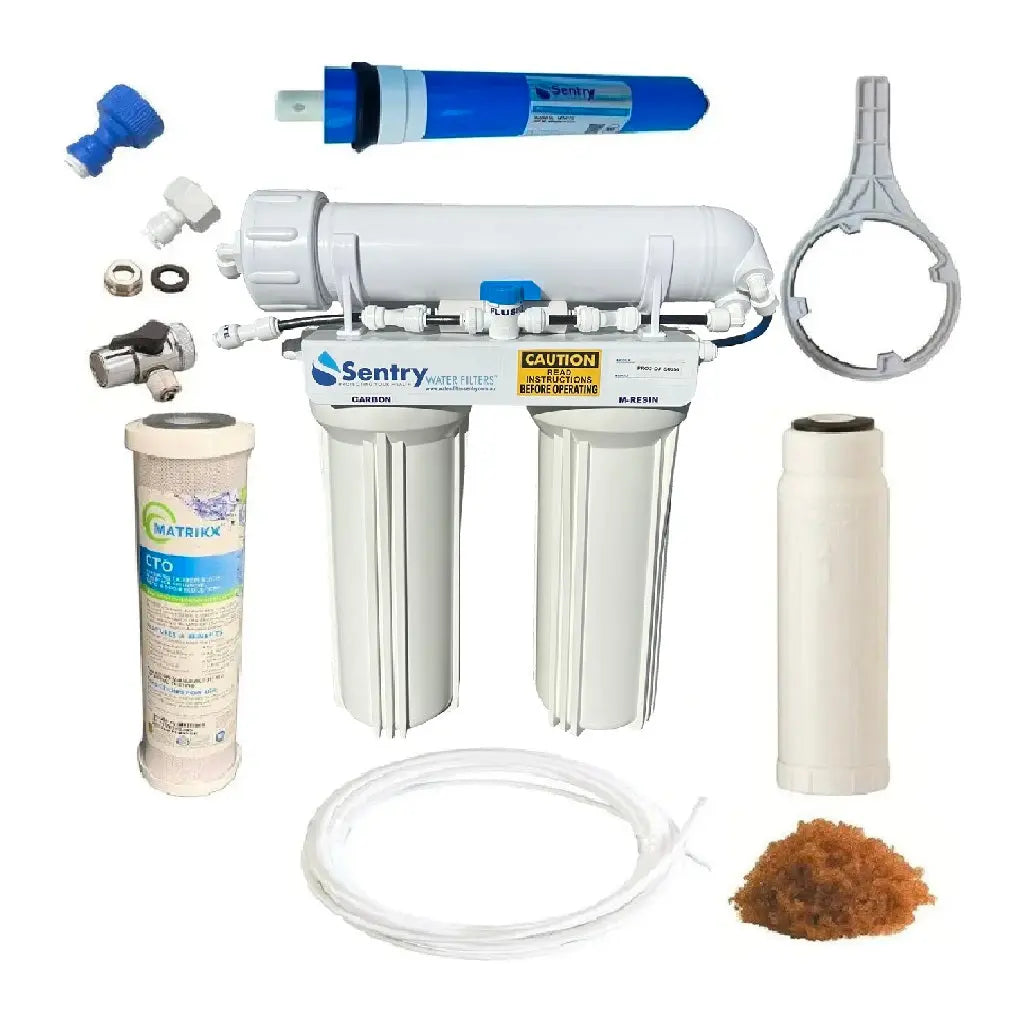 PRO3-DJ Reverse Osmosis RO DI Water Filters | Marine Reef Aquarium RODI Fish Filter