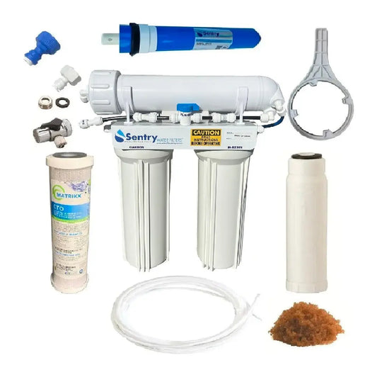 PRO3-DJ Reverse Osmosis RO DI Water Filters | Marine Reef Aquarium RODI Fish Filter