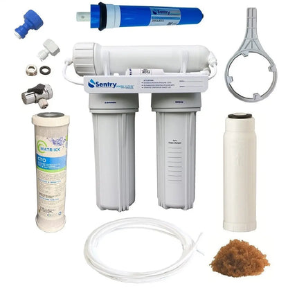 PRO3-DJ DI reverse osmosis RODI reef aquarium water filter white