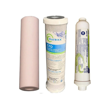 Sentry Water filters Reverse osmosis filter replacement pack for LRON 4G in-line granular carbon 