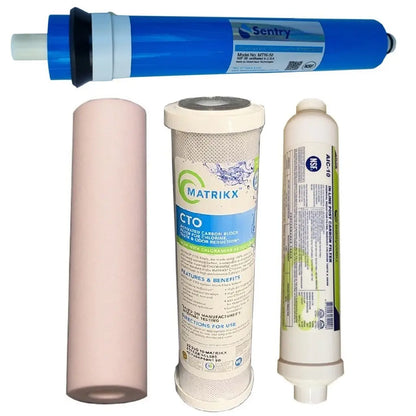 Sentry Water Filters Reverse osmosis filter replacement high volume pre-filters with RO membrane