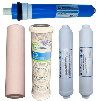 Sentry Water Filters Reverse osmosis filter replacement high volume pre-filters with RO membrane
