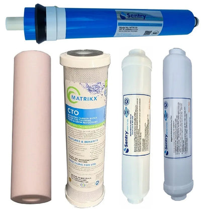 Sentry Water Filters Reverse osmosis filter replacement high volume pre-filters with RO membrane
