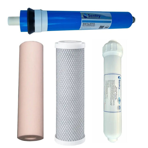 Sentry Water Filters Aquarium Fish Reverse Osmosis replacement Filter RO Membrane standard volume pre-filters  DI resin cartridge PRO-4