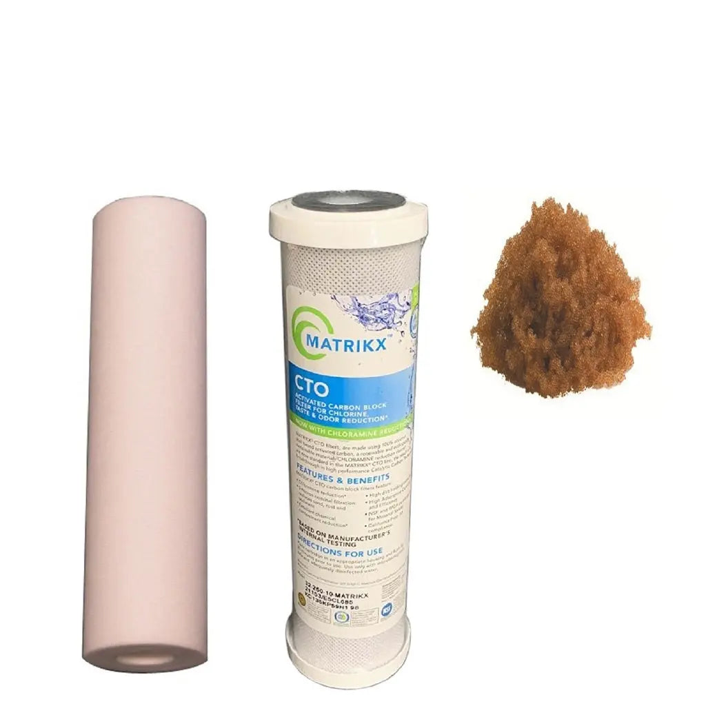 Sentry Water Filters Aquarium Fish Reverse Osmosis replacement Filter NO RO Membrane high volume pre-filters one DI resin refill PRO-4