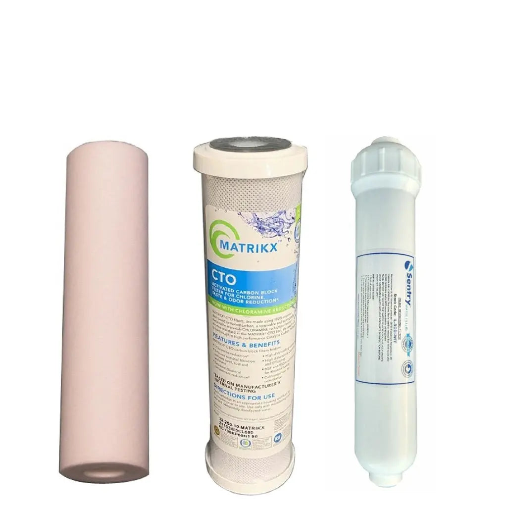 Sentry Water Filters Aquarium Fish Reverse Osmosis replacement Filter NO RO Membrane high volume pre-filters DI resin cartridge PRO-4