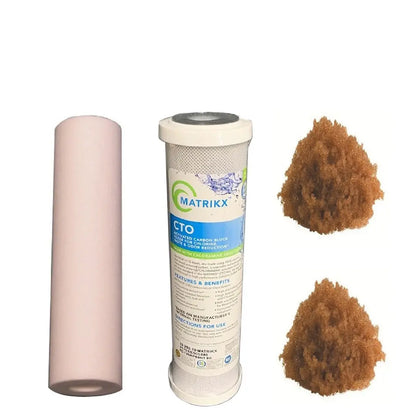 Sentry Water Filters Aquarium Fish Reverse Osmosis replacement Filter NO RO Membrane high volume pre-filters two DI resin refills PRO-4