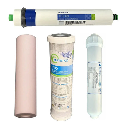 Sentry Water Filters Aquarium Fish Reverse Osmosis replacement Filter Pentek, Pentair RO Membrane high volume pre-filters DI resin cartridge PRO-4
