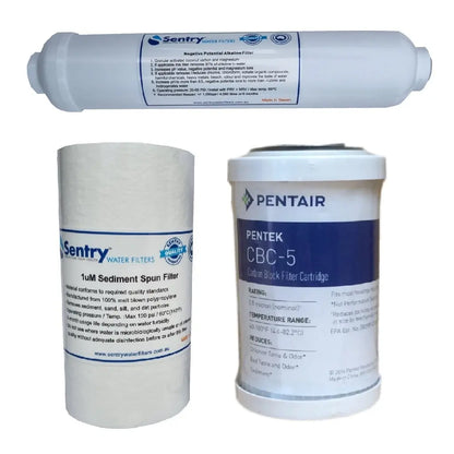 ROC4-A Sentry reverse osmosis RO filter pack negative potential alkaline filters stage 4 high volume Pentair CBC