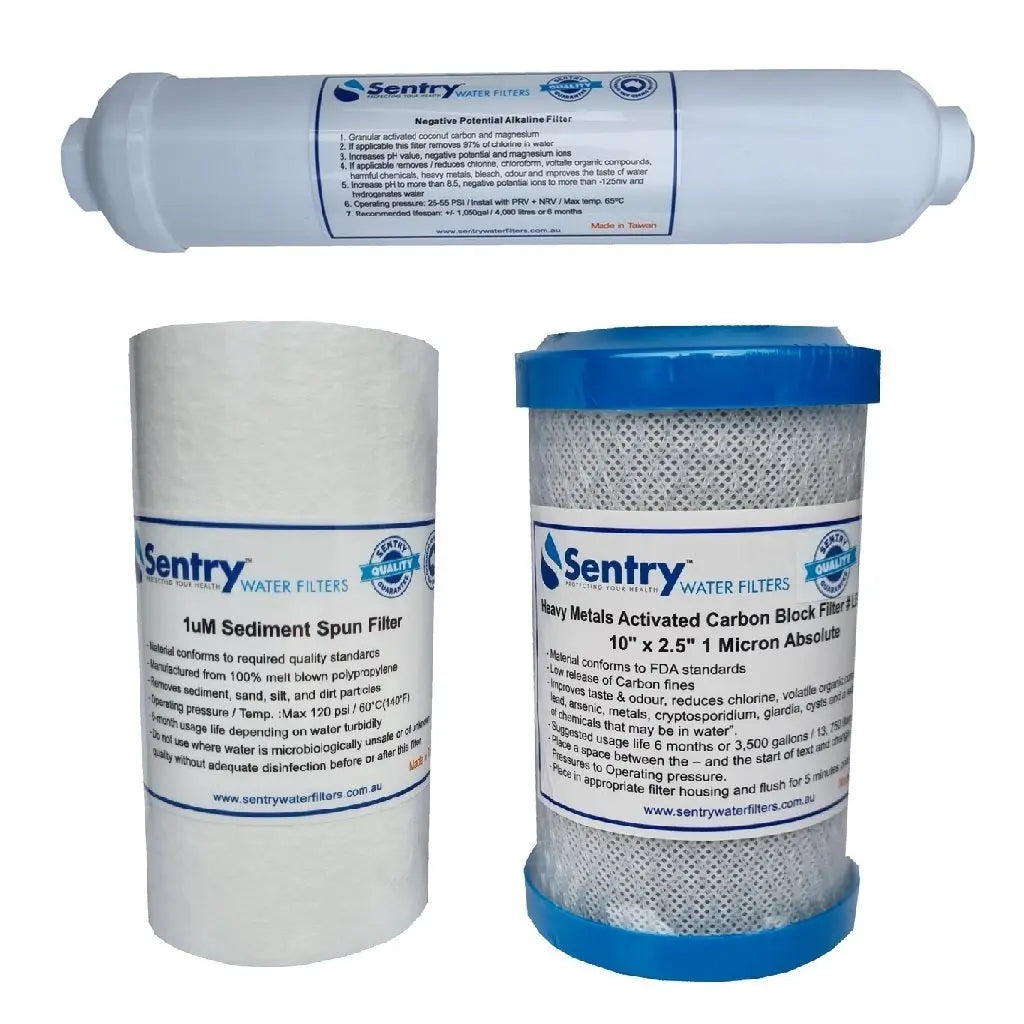 ROC4-A Sentry post carbon block + alkalising filters medium volume excludes RO membrane