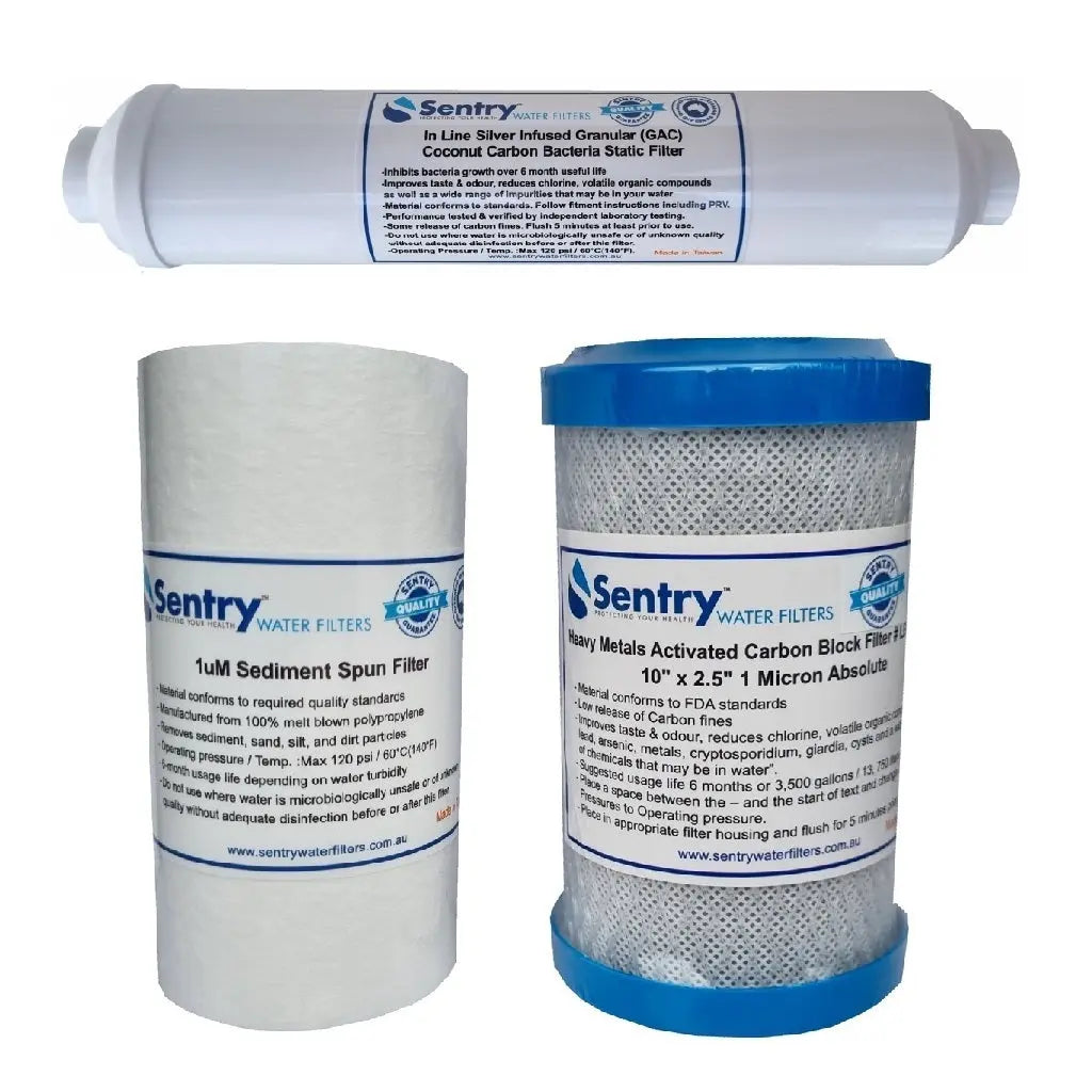 ROC4-N Sentry post carbon block + antibacterial filters medium volume excludes RO membrane