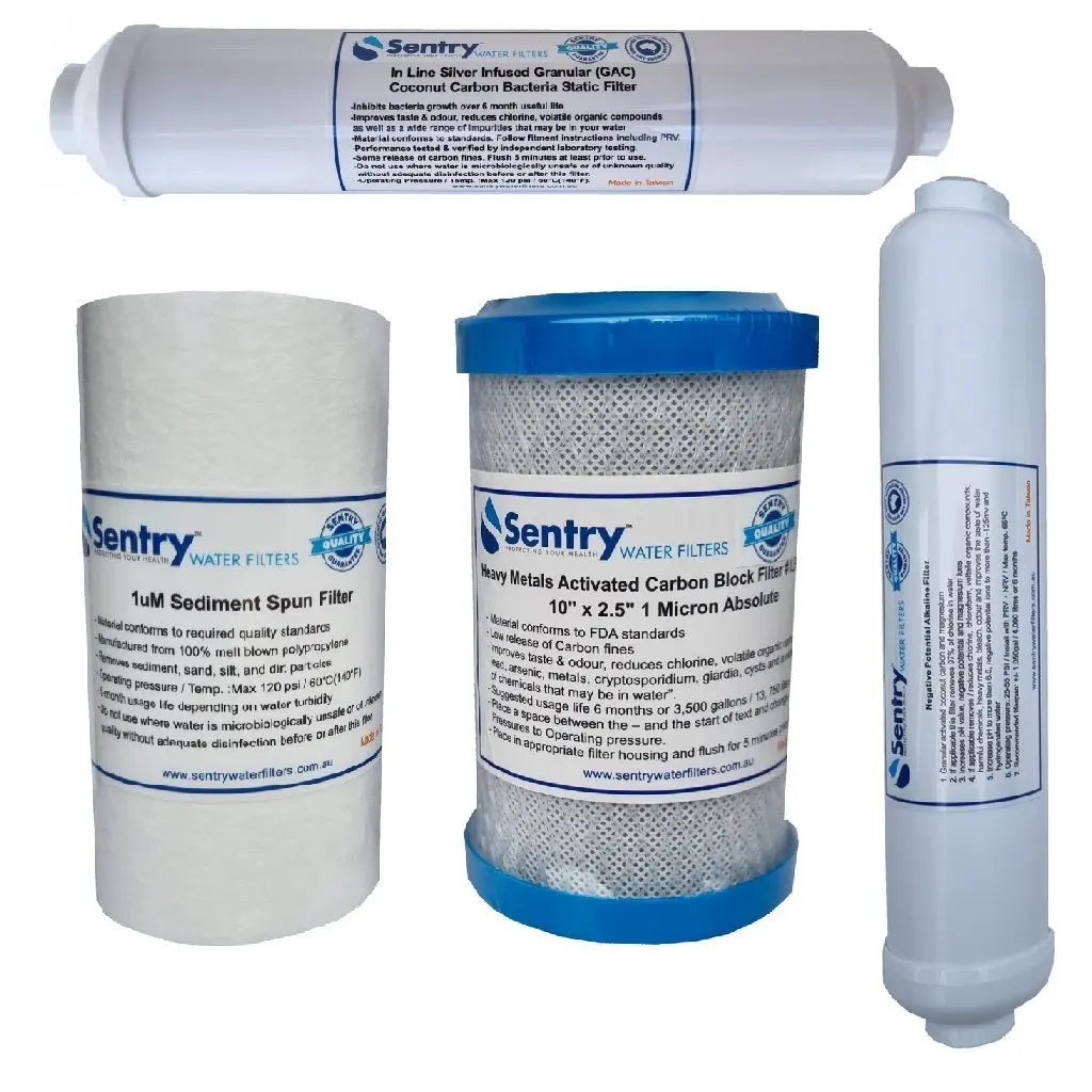 ROC5-AN Sentry post carbon block + alkalising antibacterial filters medium volume excludes RO membrane