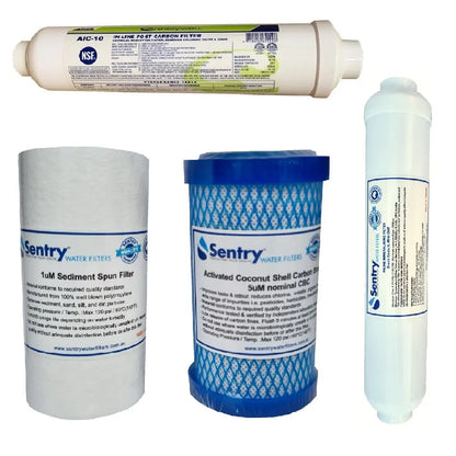 RONC-MG Sentry post carbon block + mineralising filters standard volume excludes RO membrane