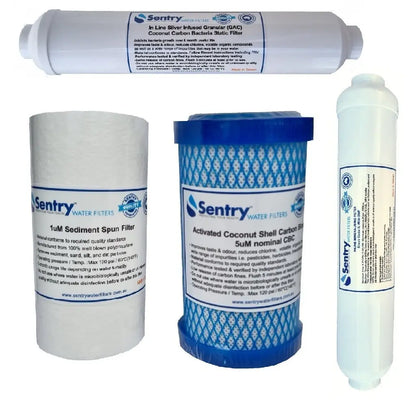 ROC5-MN Sentry post carbon block + mineralising filters standard volume excludes RO membrane