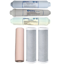 Load image into Gallery viewer, Sentry reverse osmosis filter pack alkaline, mineralizing and carbon calcite filters