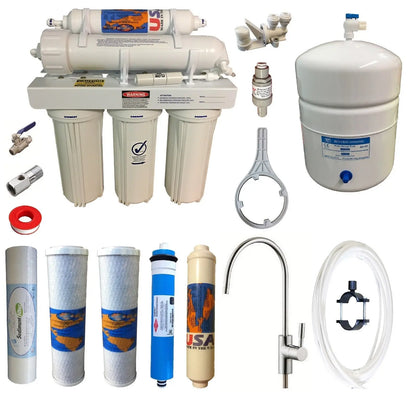 Reverse Osmosis Water Filters Omnipure USA Filter + FilmTec RO Membrane URO-5-G