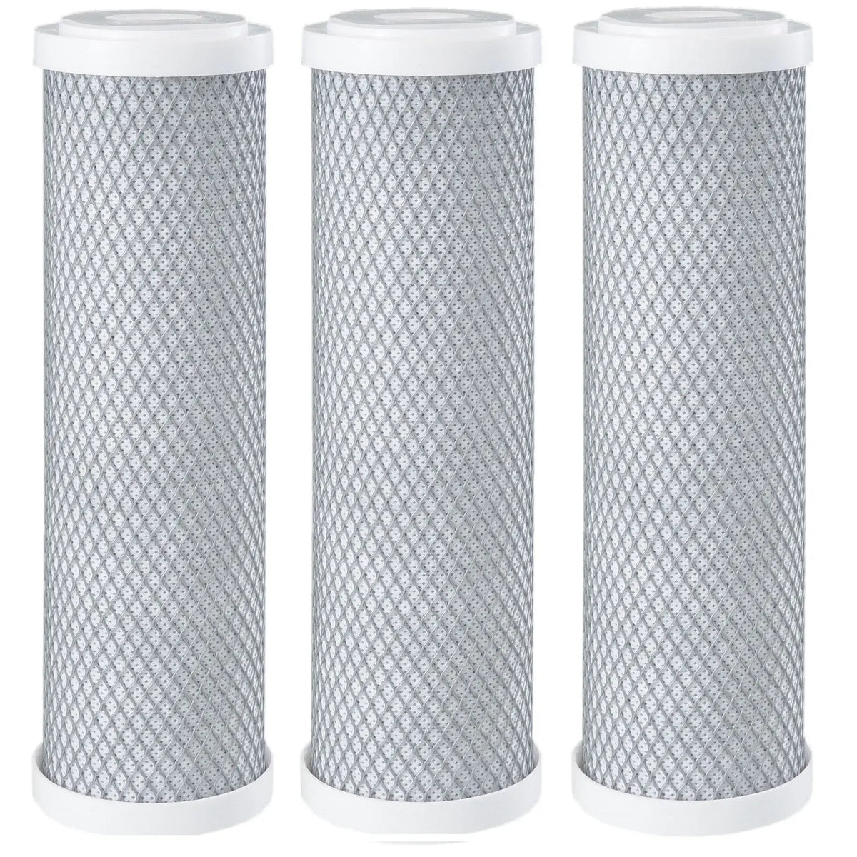 3x Carbon Block Water Filters Activated Coconut Shell Chlorine CBC-10 H2O Filter