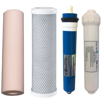 Aquarium Fish Reverse Osmosis Water Filters 75GPD RO Membrane + RO DI Filter PRO