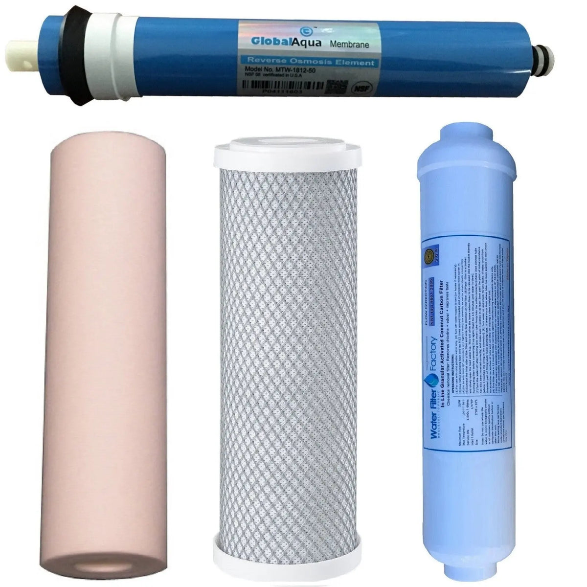Reverse Osmosis Purifier Water Filters 50GPD RO Membrane Filter RON-4-G PRO-4-G