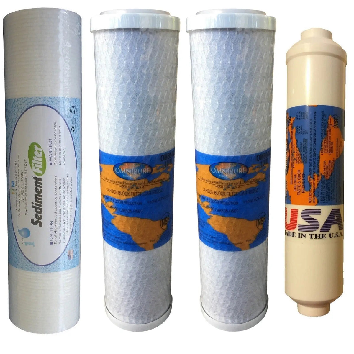 Reverse Osmosis Water Filters Omnipure USA Filter + FilmTec RO Membrane URO-5-G