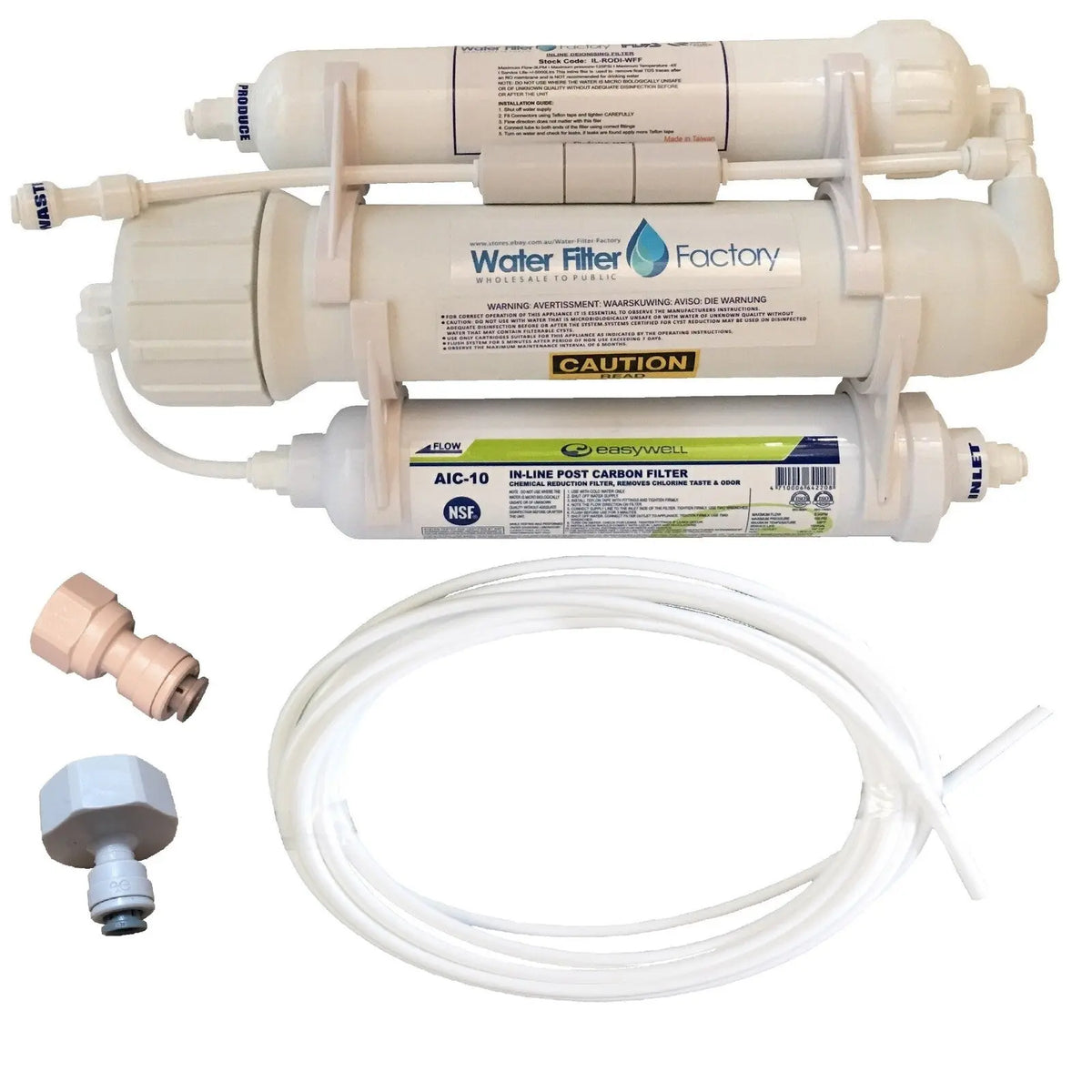Aquarium Tank Reverse Osmosis Water Filters RO DI Resin Filter HRO-3-D + BOTH