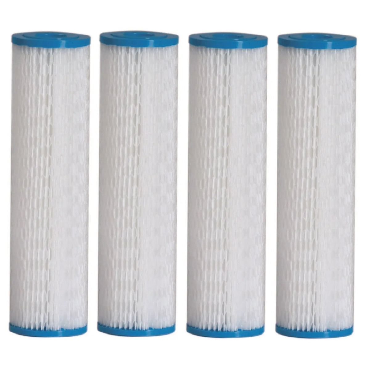 4x 10"x2.5" Pleated Washable Sediment Water Filters Dirt Ice Iced Bath Filter