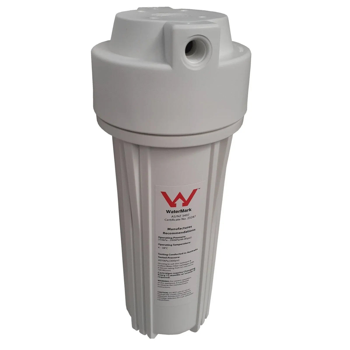 Triple Under Sink Housing Water Filter Housings + QF + SPANNER + NO FILTERS US-3
