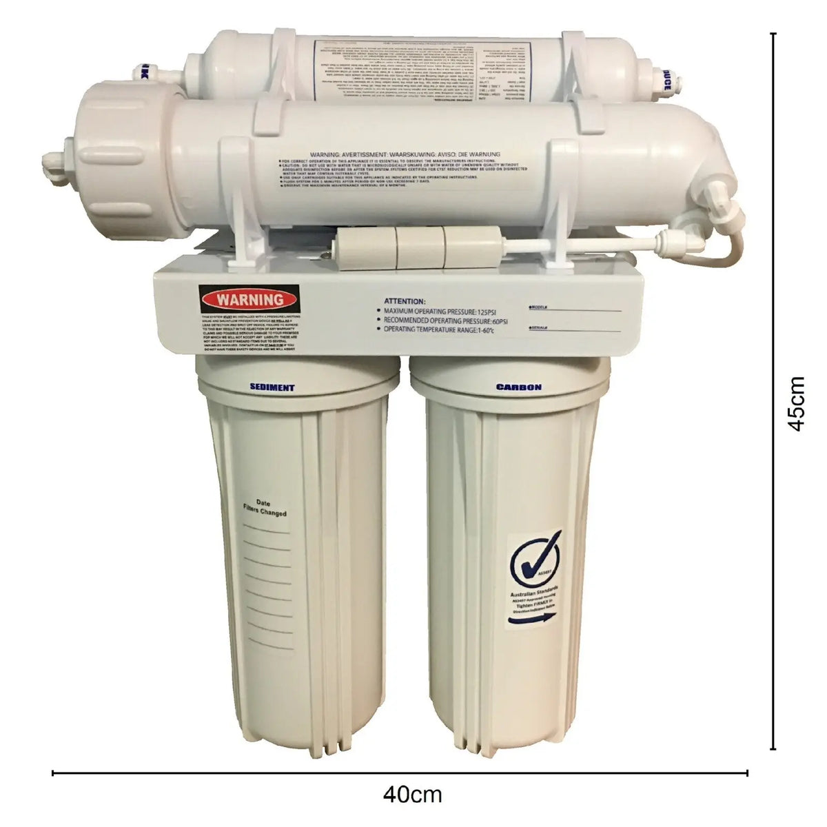Reverse Osmosis Water Filter Purifiers + NSF Membranes + All RO Filters RON-4-G