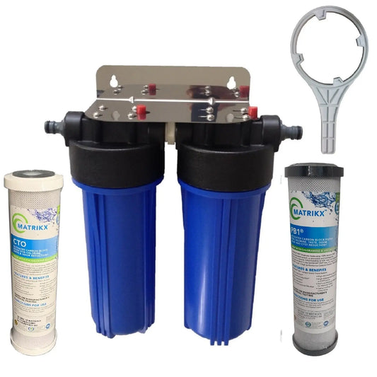 Aquarium Fish Water Filters High Volume Chlorine Chloramine CTO Filter AQ-KX5Pb1