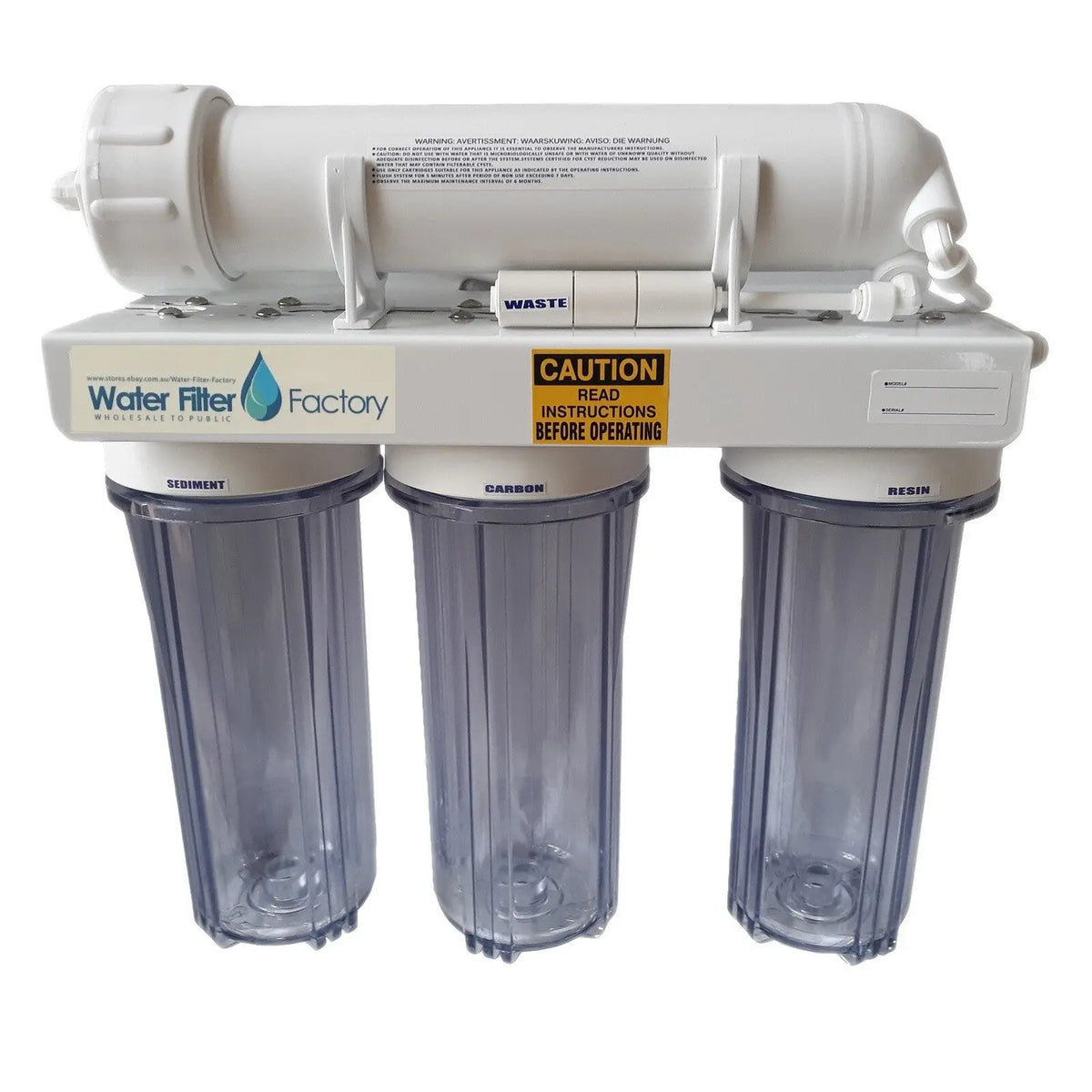 Reverse Osmosis RO DI Water Filter | Marine Aquarium Tank RODI Filters PRO-4-DJ