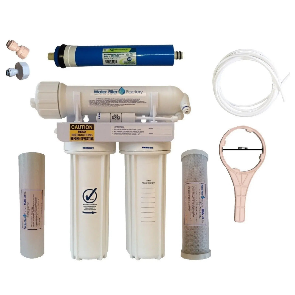 Reverse Osmosis Purifier Water Filters 50GPD RO Membrane Filter RON-4-G PRO-4-G
