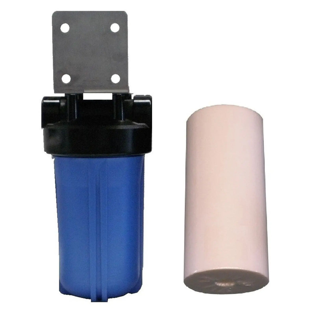 10"x4.5" Big Blue Tank Water Filters + Spun Sediment Leaf Dirt Filter BB10-P-S