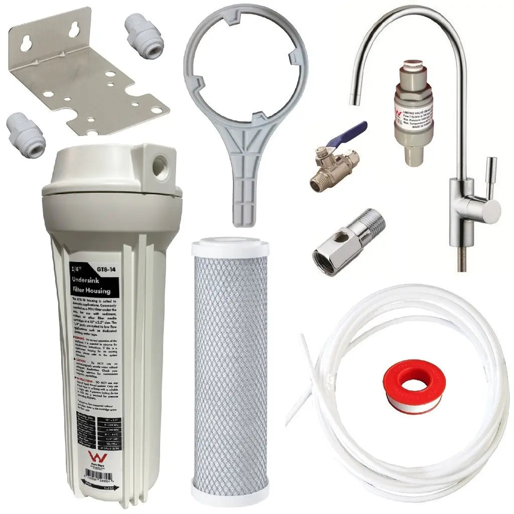 Single Under Sink Chemical Water Filter Undersink Drinking Water Filters Chlorine Sentry Water Filters