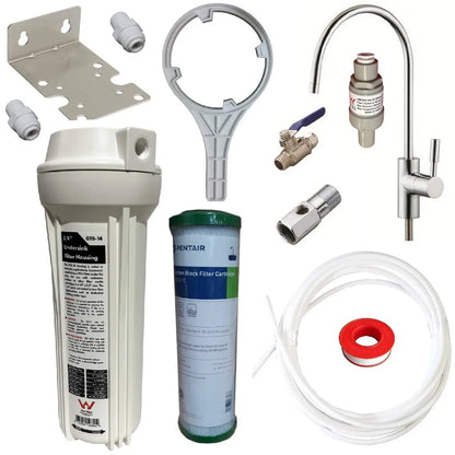 Single Under Sink Chemical Water Filter Undersink Drinking Water Filters Chlorine Sentry Water Filters