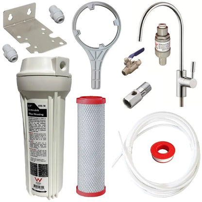 Single Under Sink Chemical Water Filter Undersink Drinking Water Filters Chlorine Sentry Water Filters