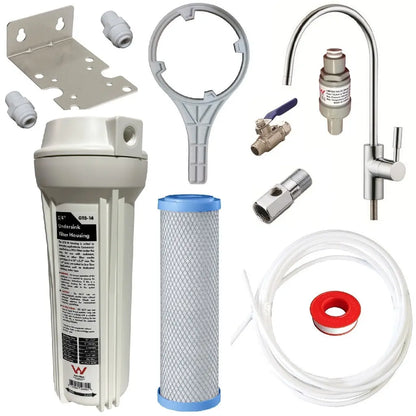 Single Under Sink Chemical Water Filter Undersink Drinking Water Filters Chlorine Sentry Water Filters
