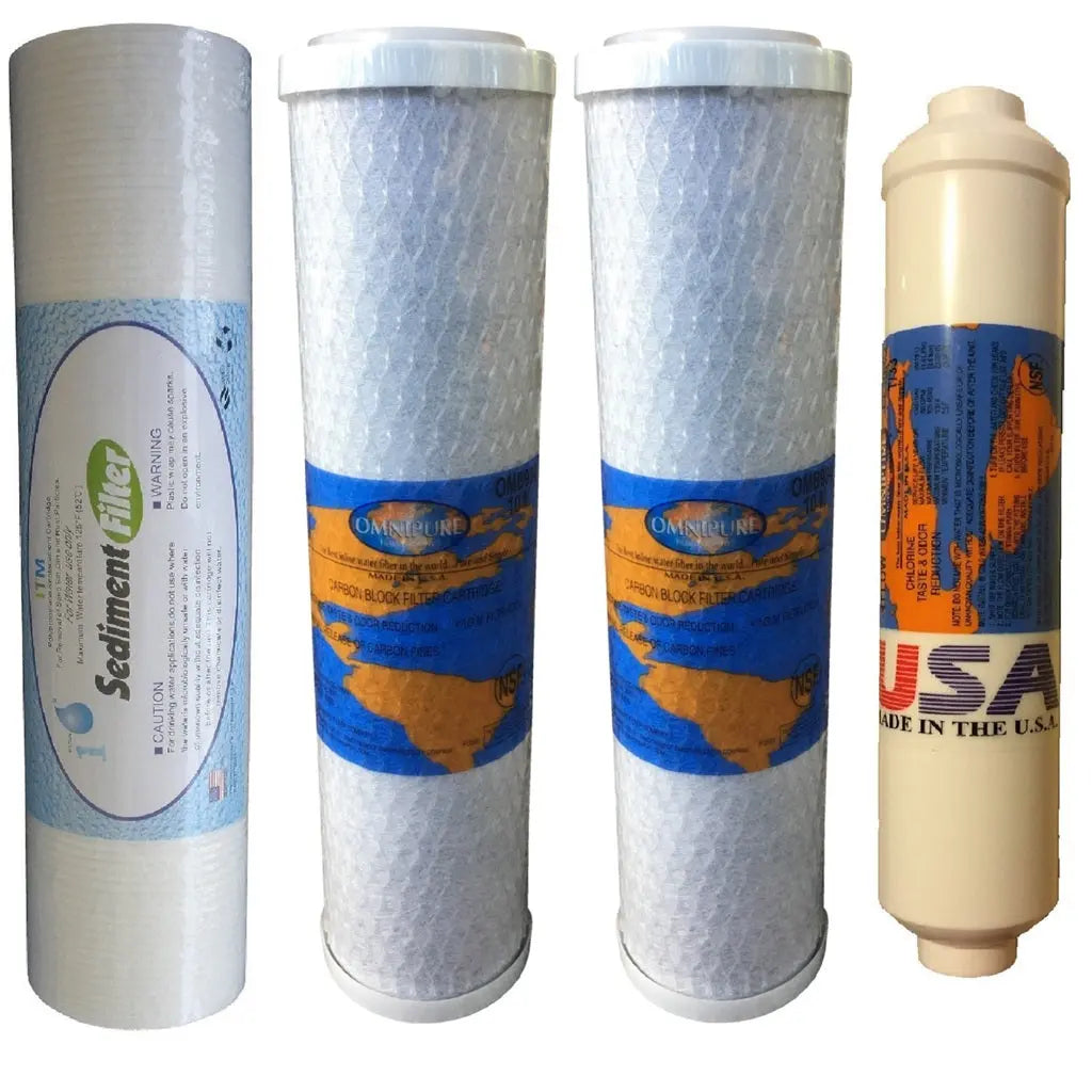 URO-4+5-G Reverse Osmosis USA Water Filter + DuPont FilmTec RO Membrane Filters Sentry Water Filters + Reverse Osmosis