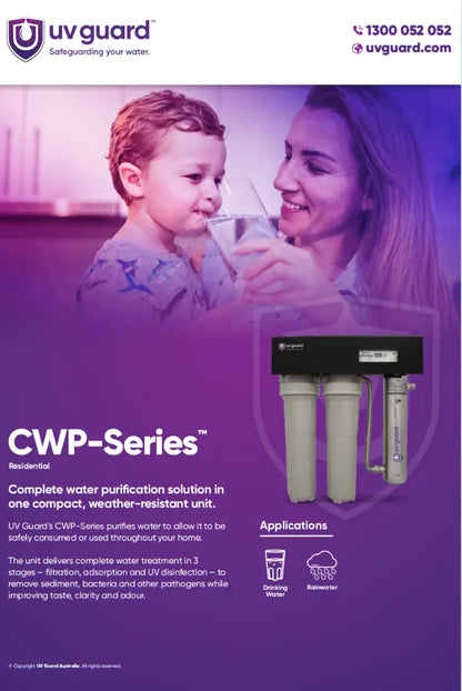 CWP CWP30 whole house home tank water filter page 1