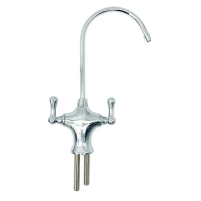 Faucet dual bat handle for reverse osmosis systems