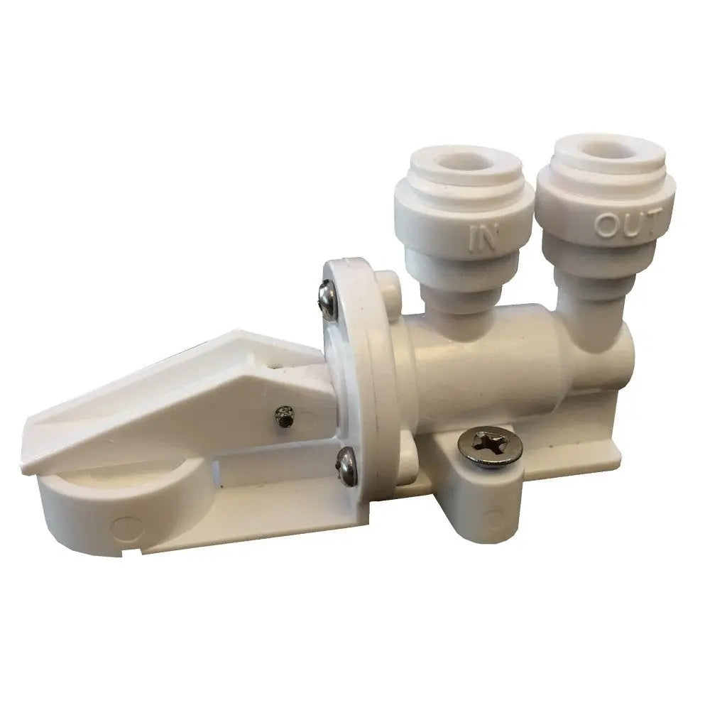 Leak stop reverse osmosis filter safety device