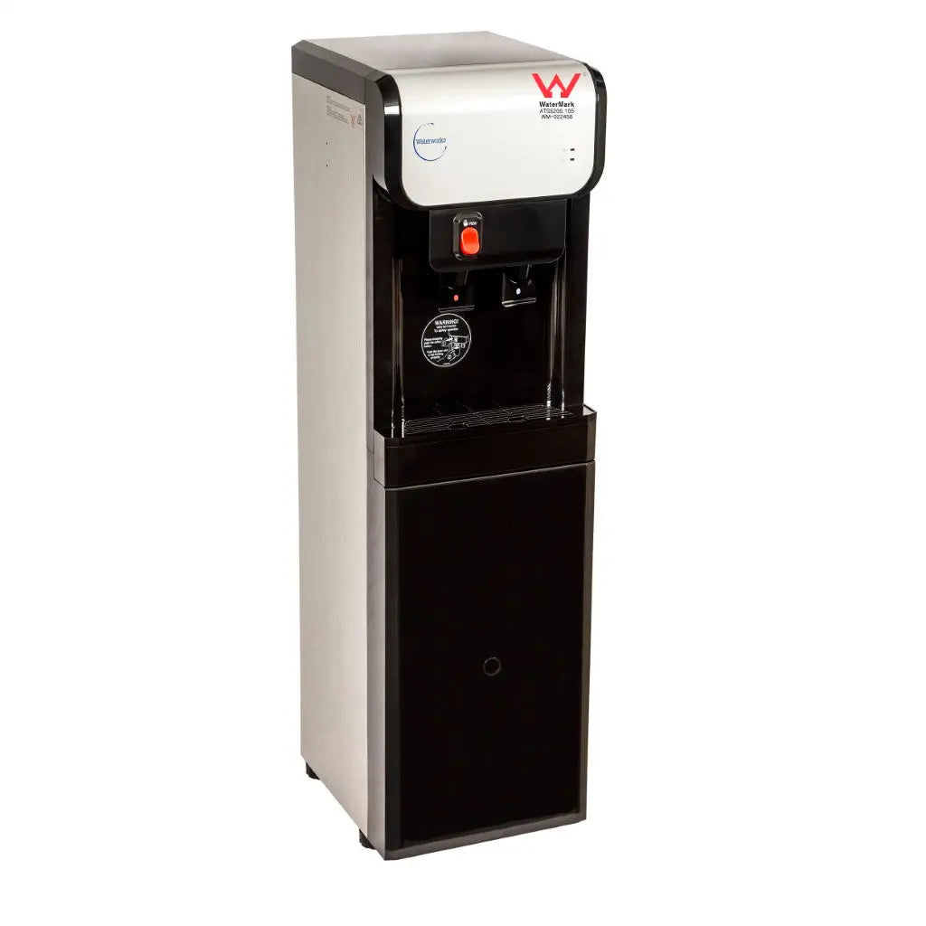 Cooler D19 Waterworks WW stand alone water coolers black hot and cold watermark