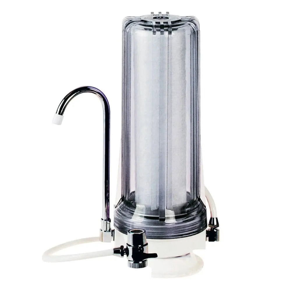 countertop single clear no water filters